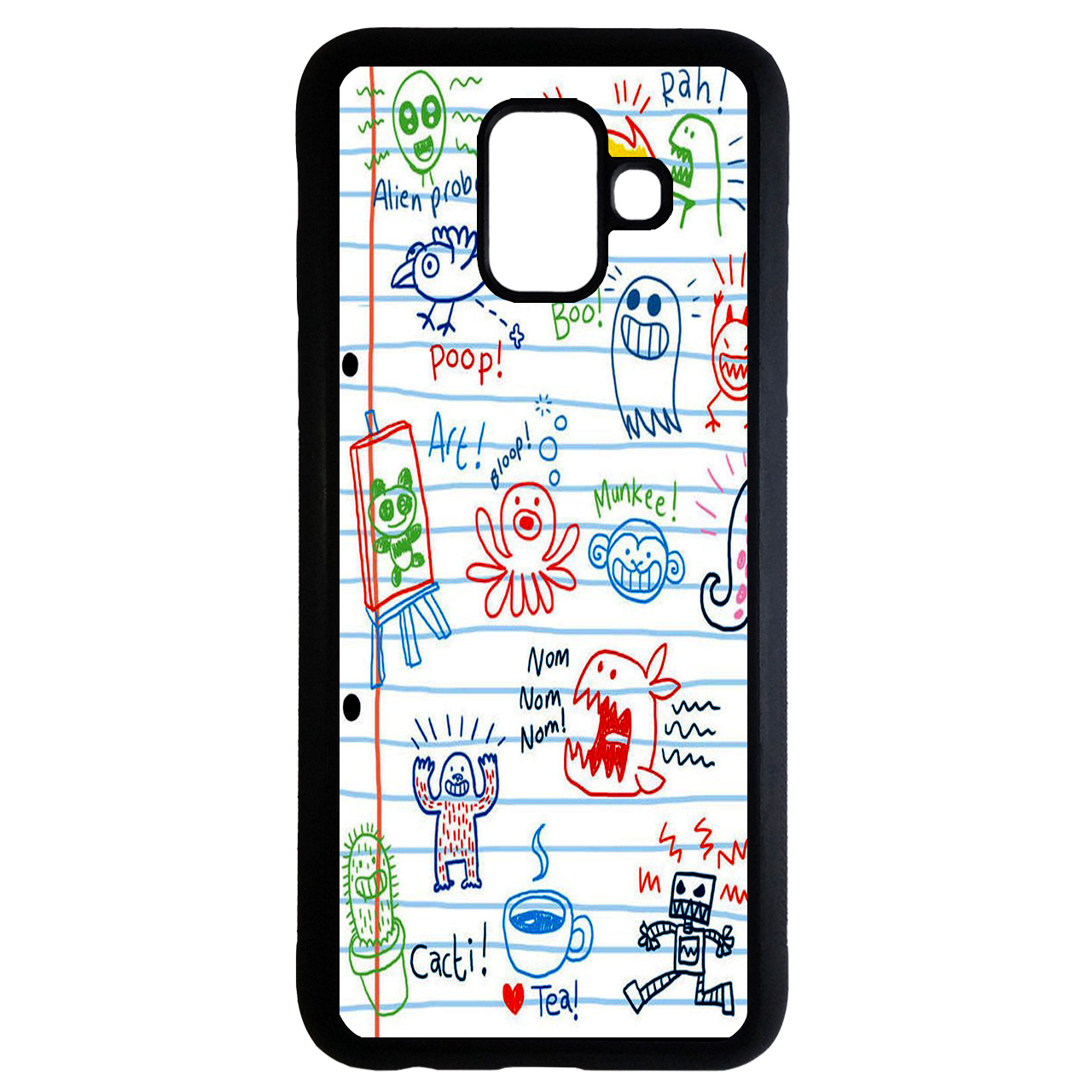 کاور طرح نقاشی کد 1249 مناسب برای گوشی موبایل سامسونگ galaxy a6 2018