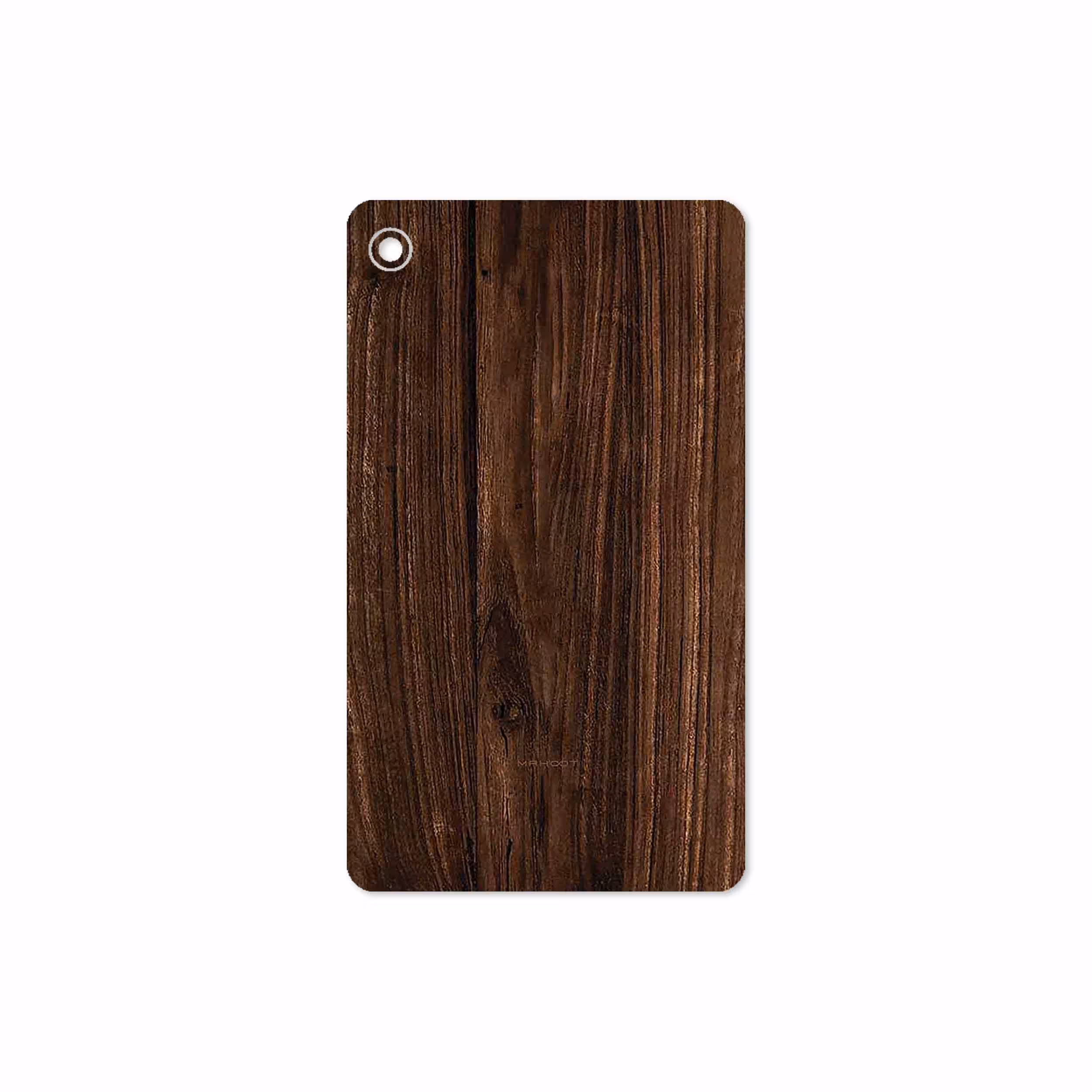 برچسب پوششی ماهوت مدل Dark Walnut Wood مناسب برای تبلت لنوو Tab M7 2019