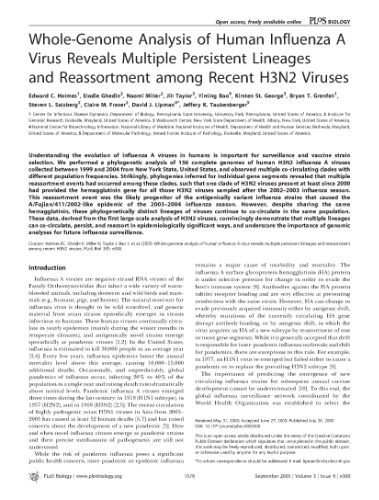 خرید و دانلود نسخه کامل کتاب Whole-Genome Analysis of Human Influenza A Virus R