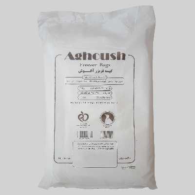 کیسه فریزر آغوش مدل ضخیم 25×35 بسته 400 عددی