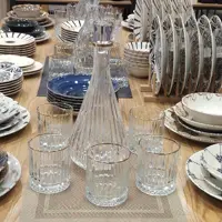 ست تنگ و لیوان 7 پارچه رزهم ترکیه ROZE-HOME-TB