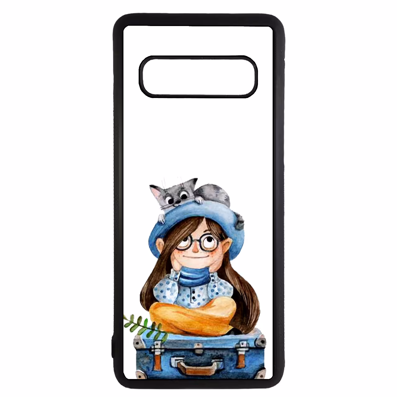 کاور طرح دختر کد 43162 مناسب برای گوشی موبایل سامسونگ galaxy s10