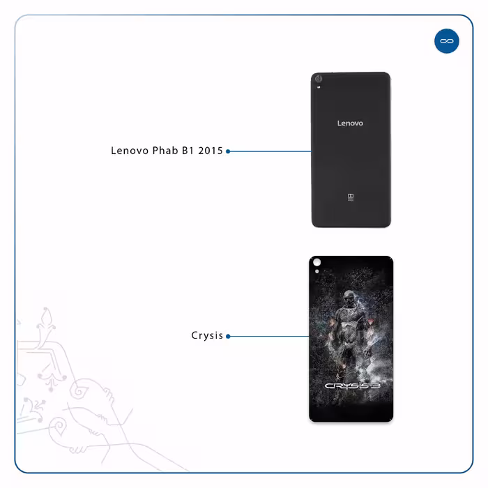 برچسب پوششی ماهوت مدل Crysis مناسب برای تبلت لنوو Phab B1 2015