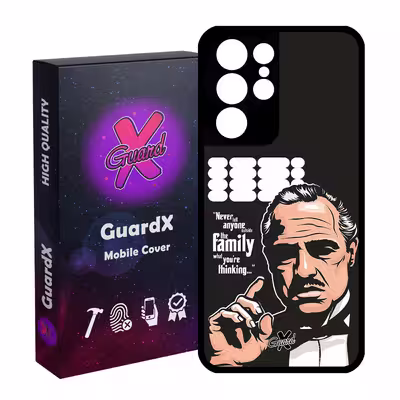 کاور گارد ایکس طرح God Father مدل Glass10197 مناسب برای گوشی موبایل سامسونگ Galaxy S21 Ultra