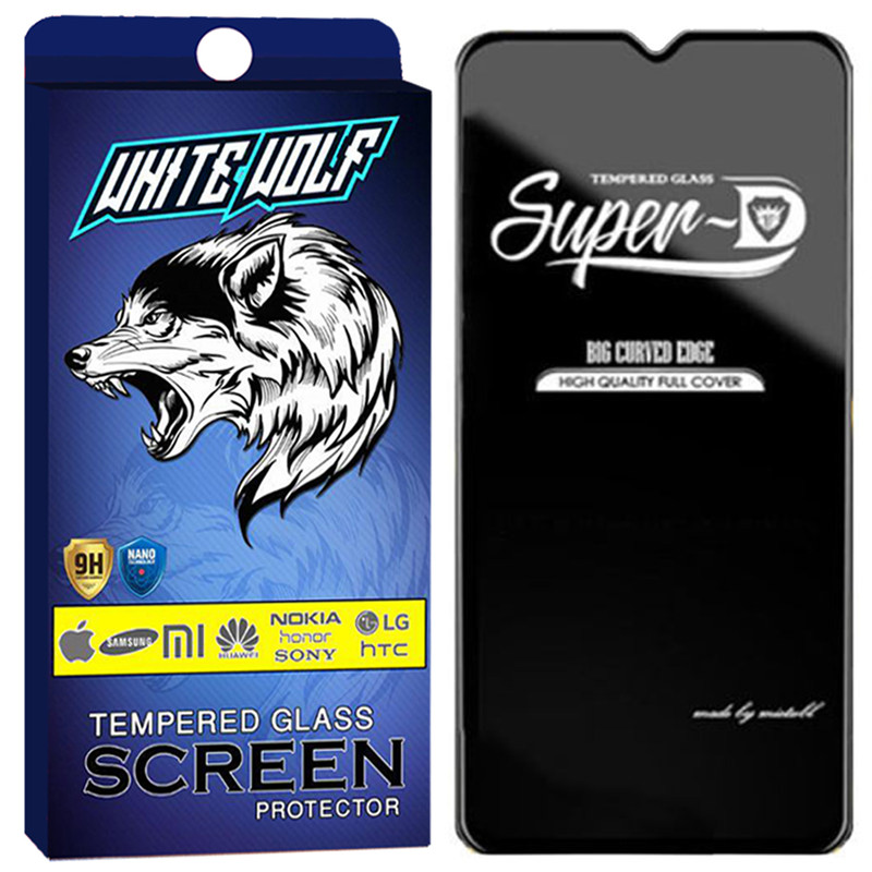 محافظ صفحه نمایش وایت ولف مدل Super D مناسب برای گوشی موبایل سامسونگ Galaxy A10 / A10S / M10 | کالا برتری