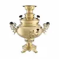 سماور زغالی عبدی مدل ماهور گنجایش 6 لیتر