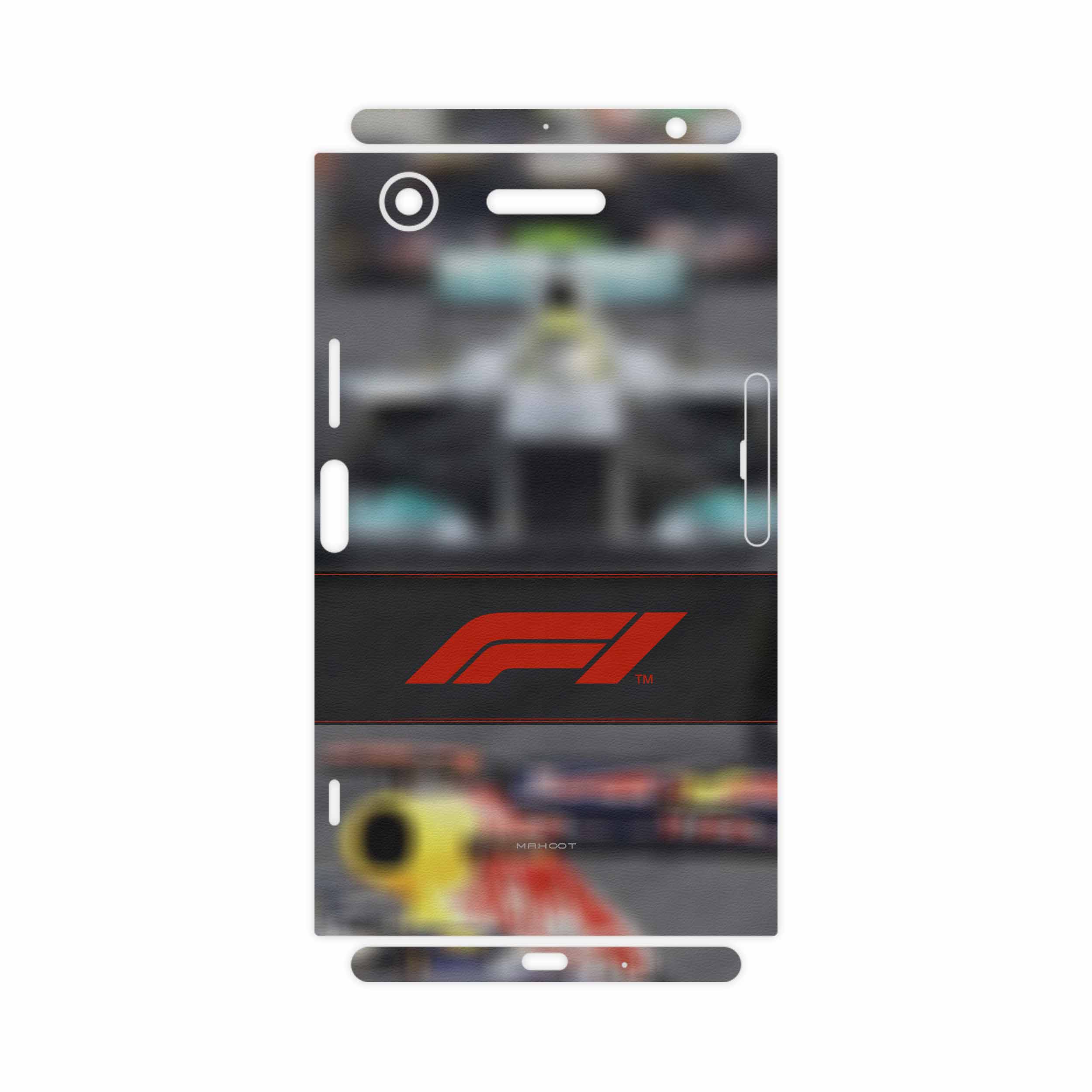برچسب پوششی ماهوت مدل Formula One-FullSkin مناسب برای گوشی موبایل سونی Xperia XZ1