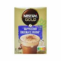 قهوه فوری کاپوچینو چاکلت موکا 8 عددی گلد نسکافه - nescafe
