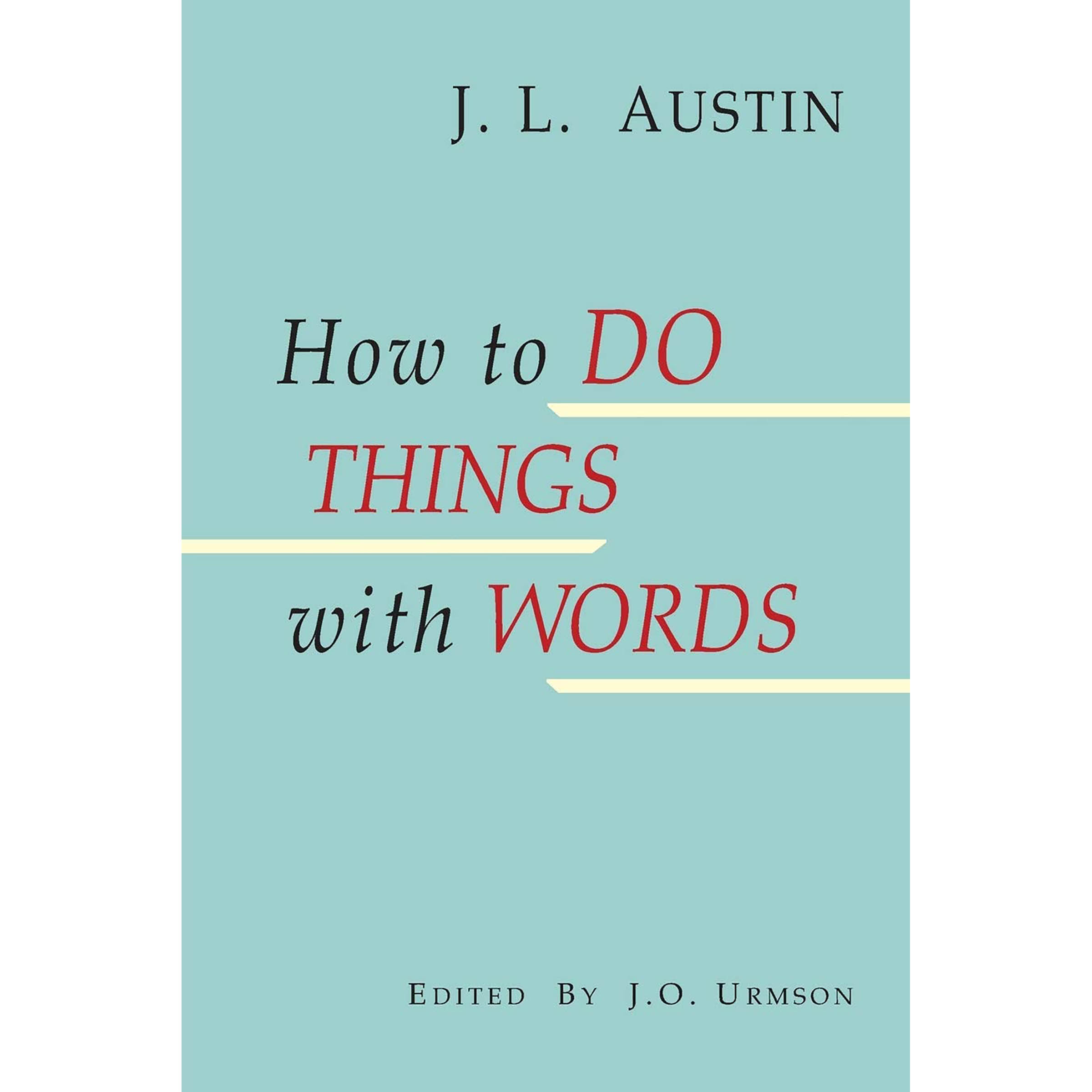 کتاب How to Do Things with Words اثر J O Urmson انتشارات Martino Fine Books