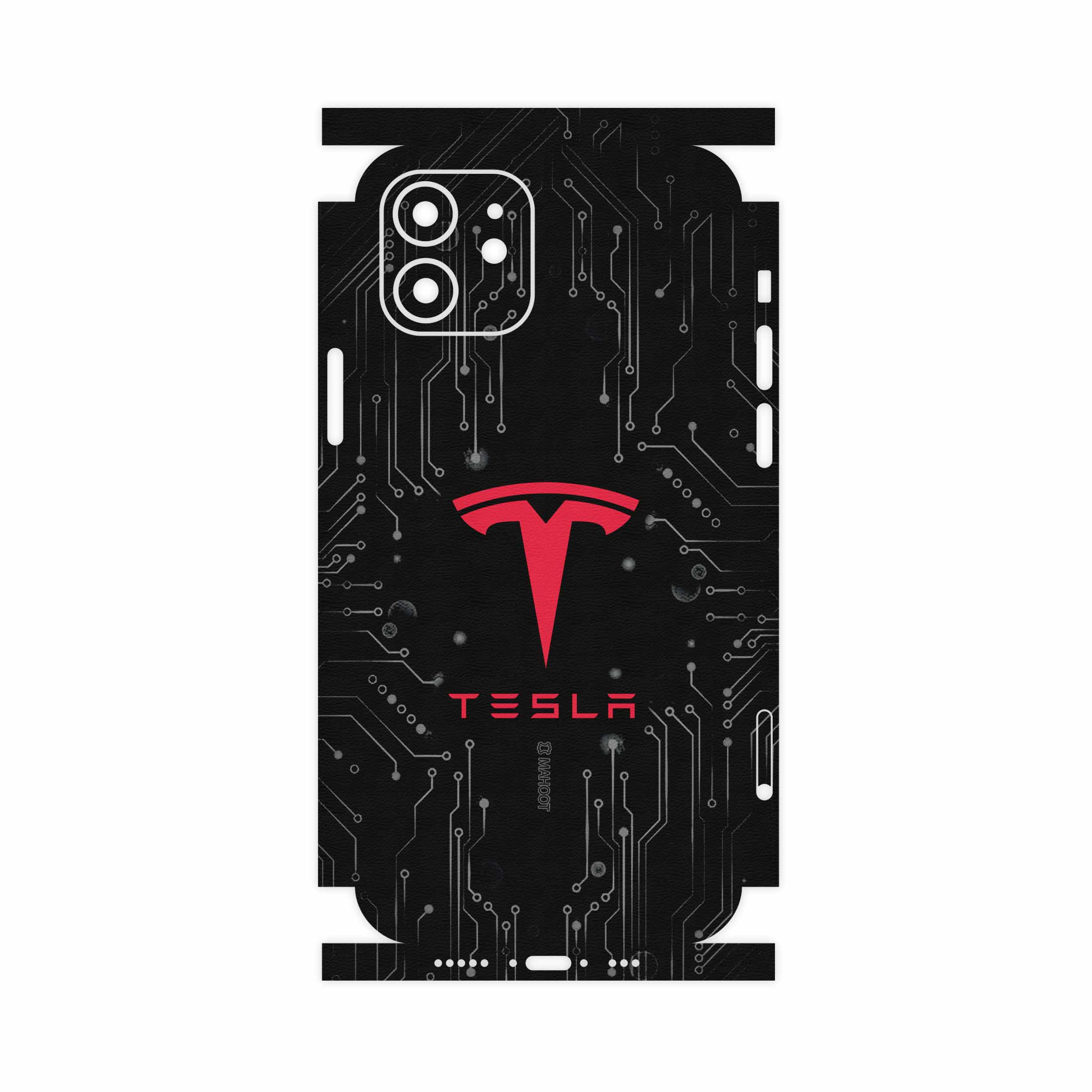 برچسب پوششی ماهوت مدل TESLA-FullSkin مناسب برای گوشی موبایل اپل iPhone 12