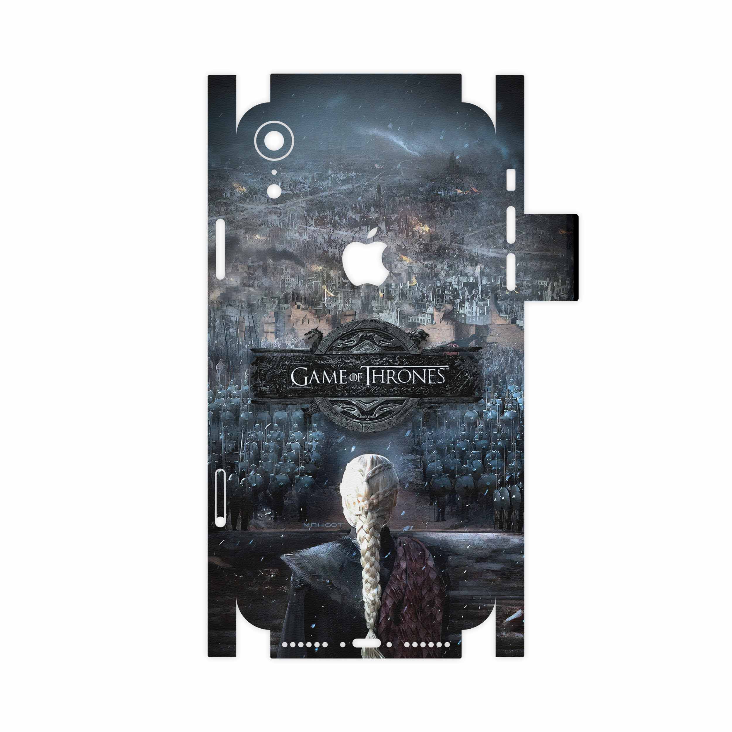 برچسب پوششی ماهوت مدل Game of Thrones-FullSkin مناسب برای گوشی موبایل اپل iPhone XR