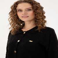 ژاکت زنانه مشکی یو اس پولو - فروشگاه لباس شهرمون