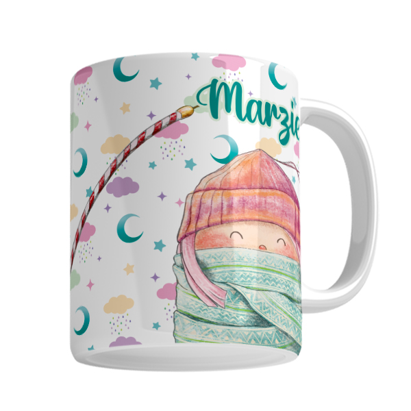  ماگ رژارت مدل اسم مرضیه