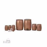 سرویس جهیزیه 8 پارچه خمره ای مسی بهازکالا 16350032