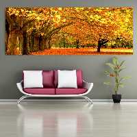 تابلو بوم طرح پاییز مدل SDB3508