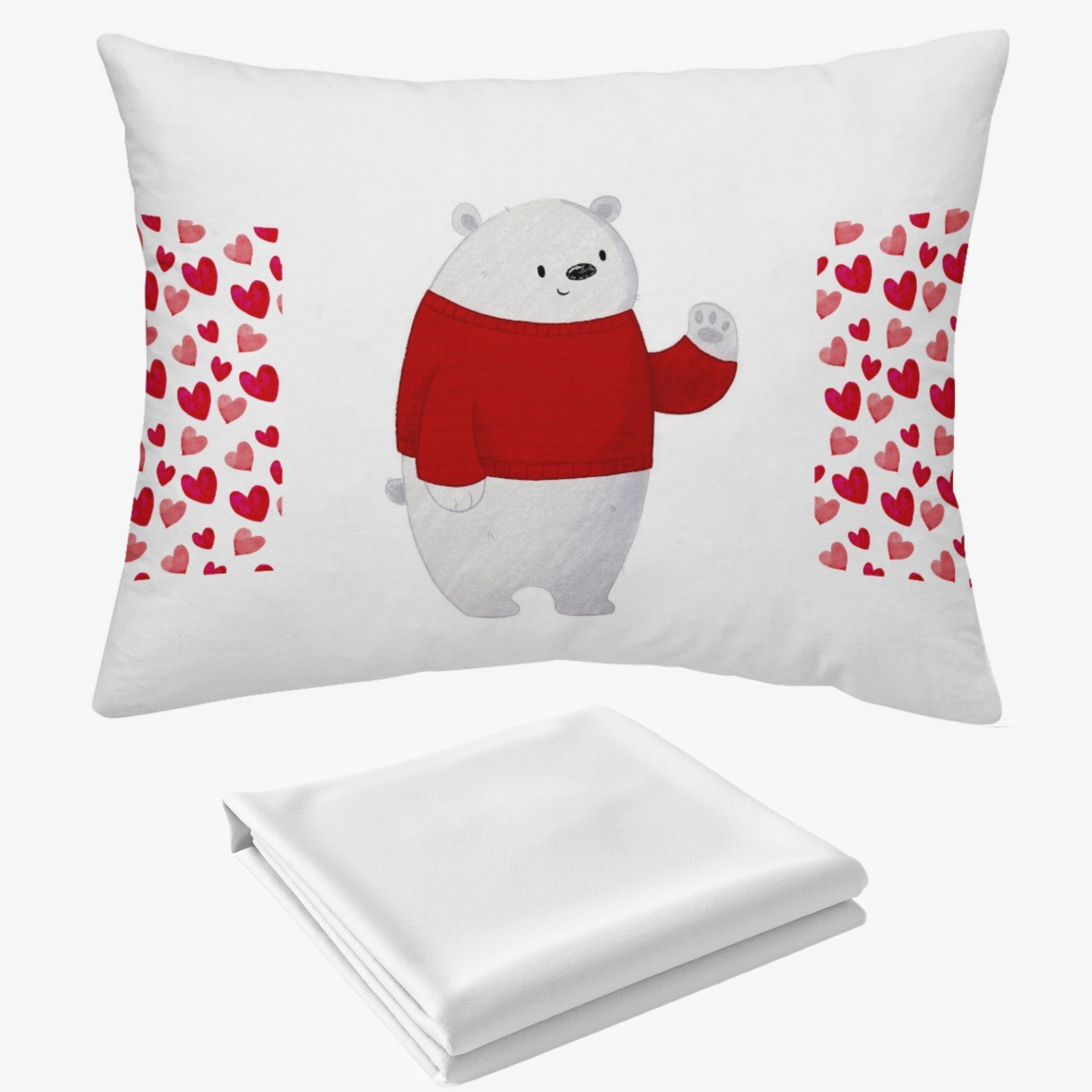 سرویس ملحفه مدل خرس توپولی یک نفره 2تکه