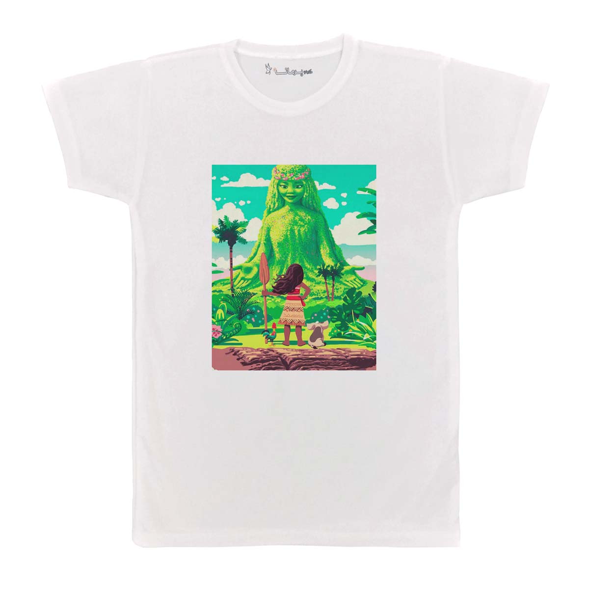 تی شرت بچگانه پرمانه طرح moana کد pmt.2585