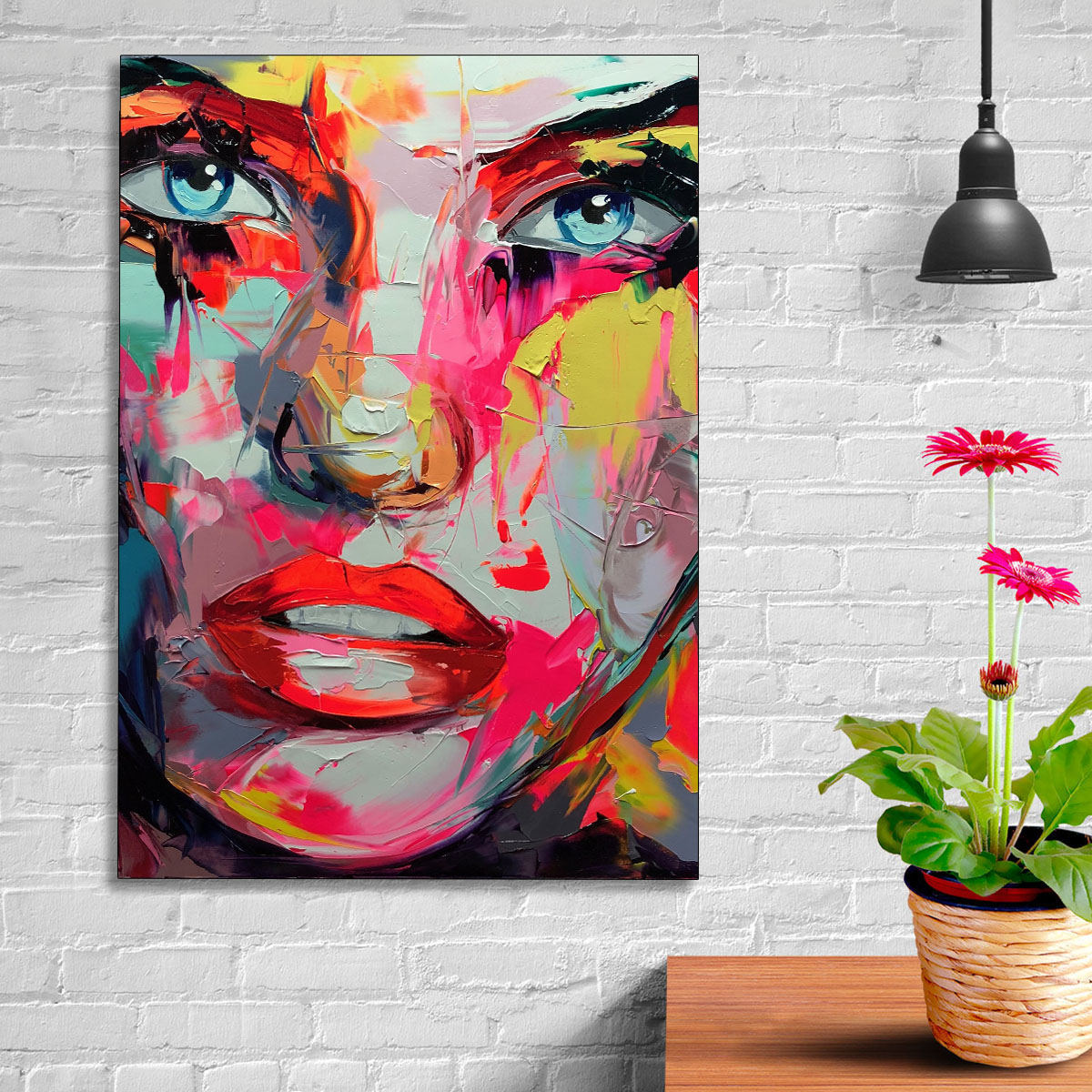 تابلو شاسی گالری استاربوی طرح پرتره مدل هنری 136