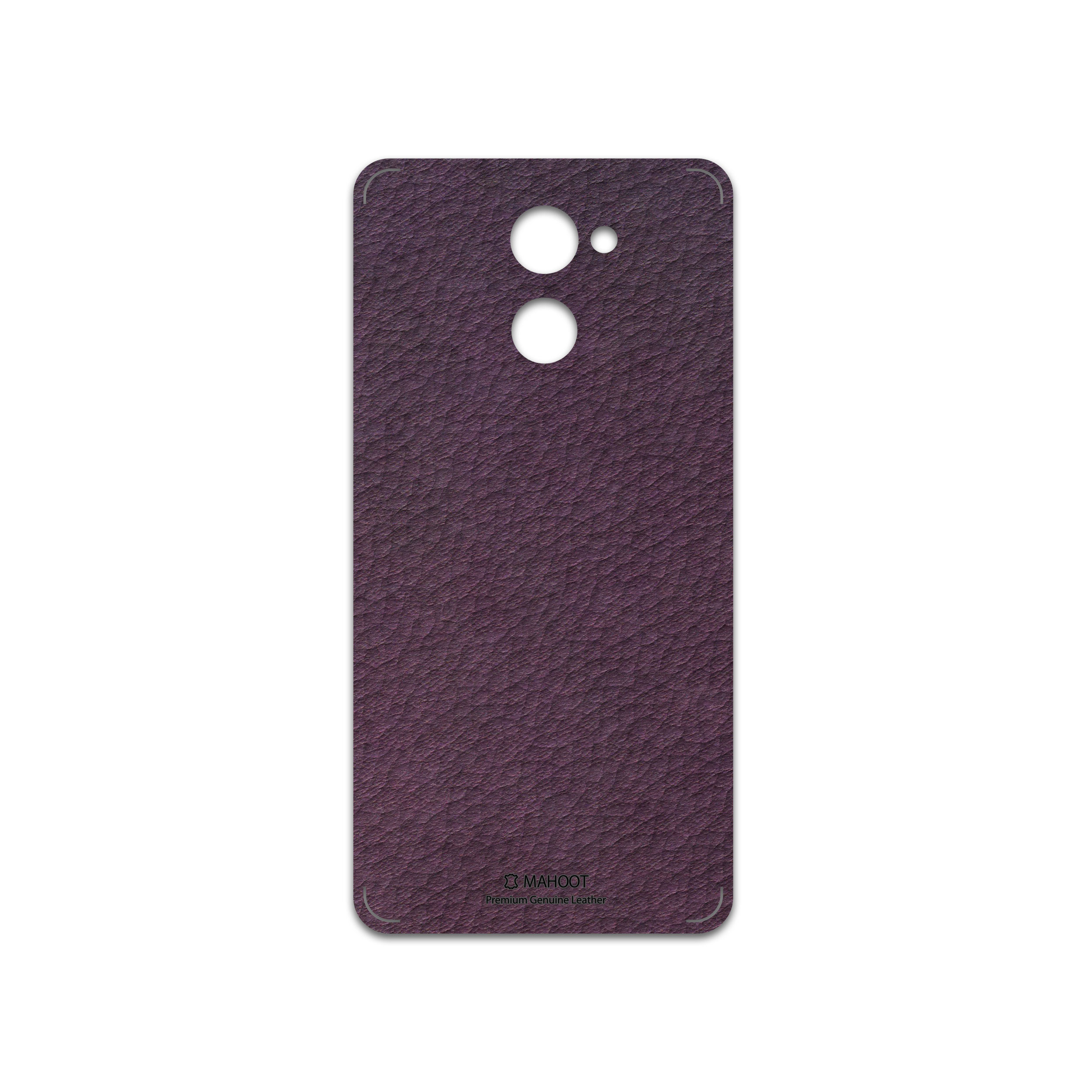 برچسب پوششی ماهوت مدل Purple-Leather مناسب برای گوشی موبایل هوآوی Y7 Prime