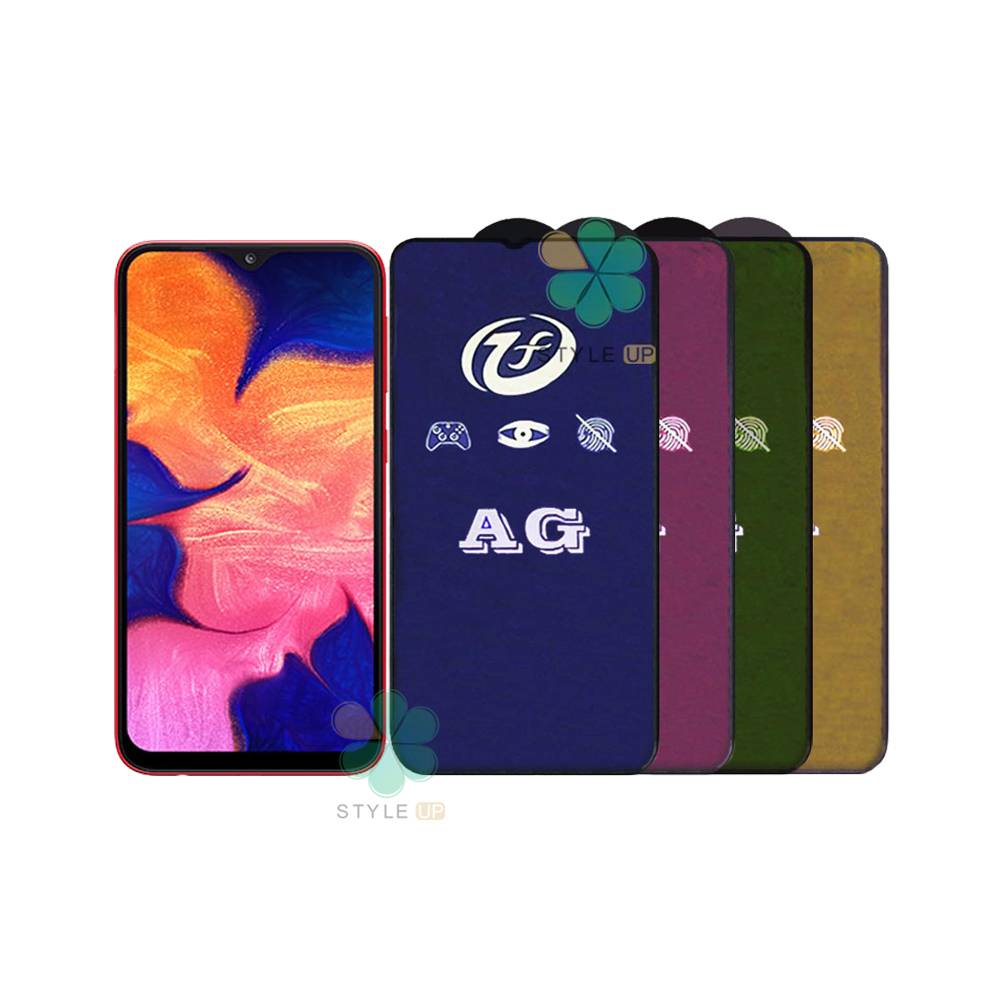 گلس مات گوشی سامسونگ Samsung Galaxy A10 مدل Rainbow