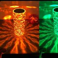 آباژور و شبخواب مدرن، کریستالی اکرولیک