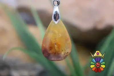 اویز کوارتز روتیل دار