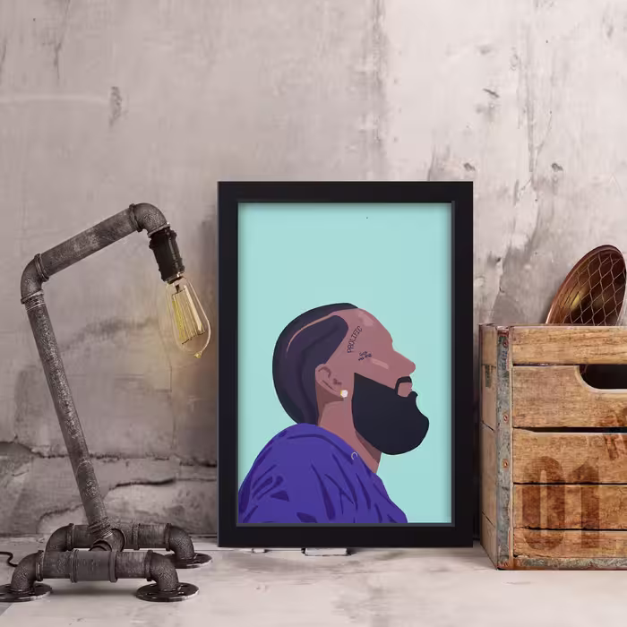 تابلو مدل Nipsey Hussle نیپسی هاسل کد S1424-b