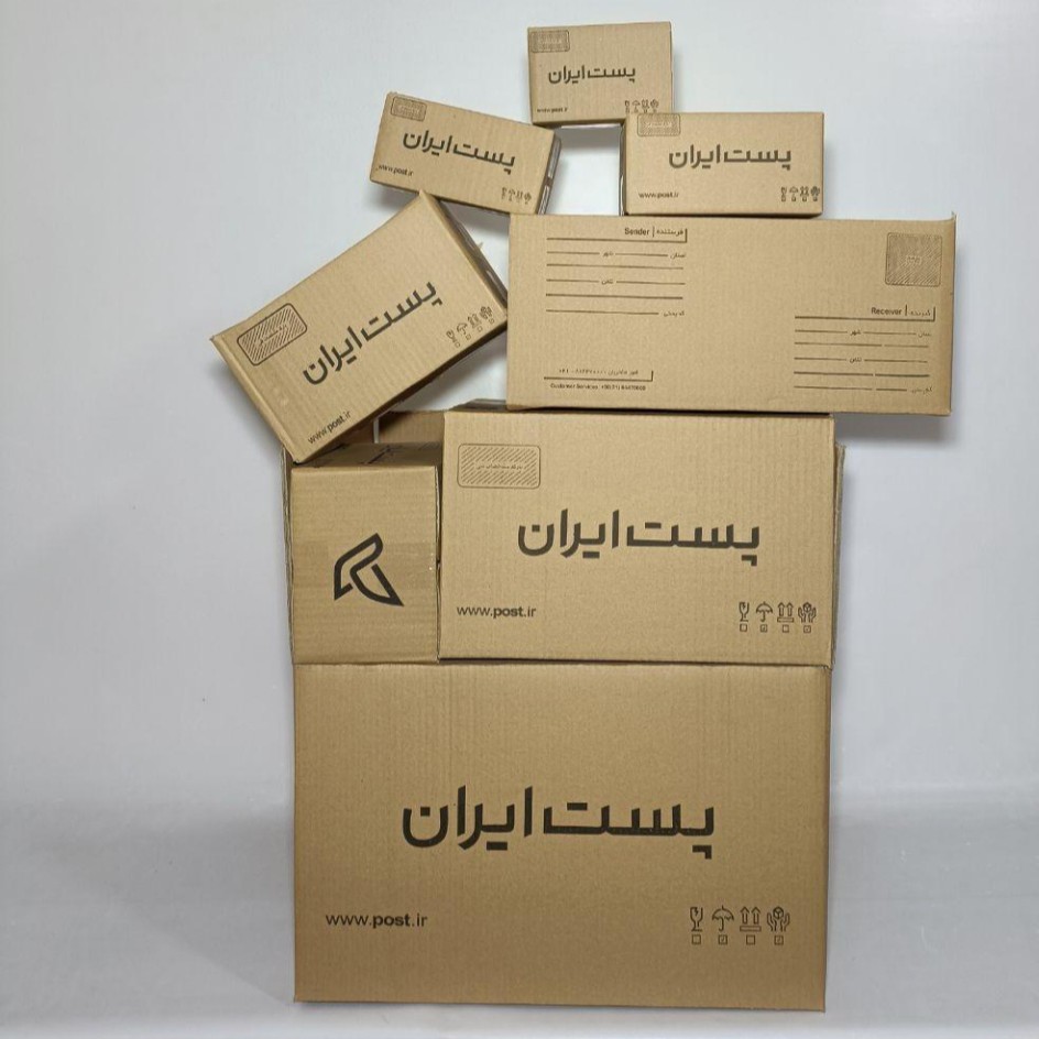کارتن پستی سایز یک تا پنج - از هر سایز  10 عدد (مجموعا 50 کارتن) با قیمت مناسب و ارسال مناسب