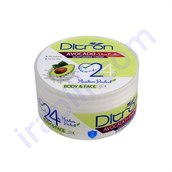 کرم مرطوب کننده روغن آووکادو دیترون حجم 200 میلی لیتر