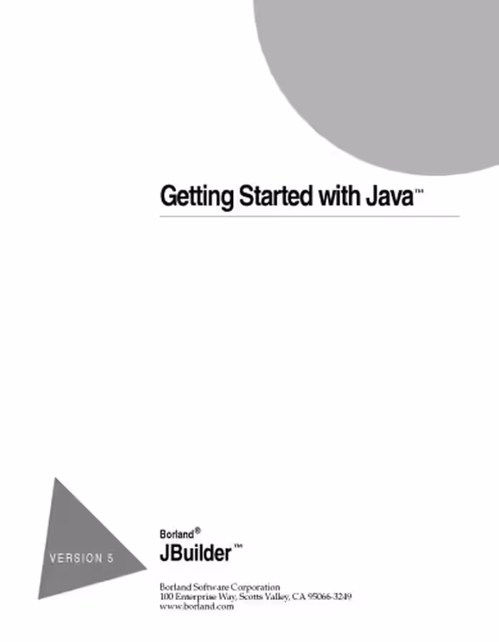 خرید و دانلود نسخه کامل کتاب getting started with java