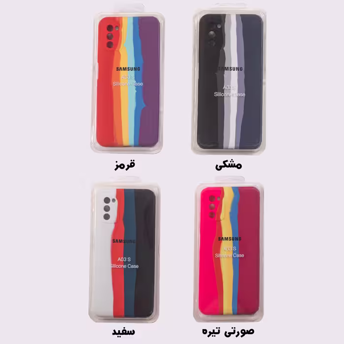 کاور طرح آبرنگی مدل سیلیکون کد KHO.123 مناسب برای گوشی موبایل سامسونگ  GALAXY A03S / A02S