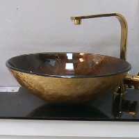 کاسه رو کابینتی شیشه ایی رنگ براق درجه کیفیت عالی ارسال به سراسر ایران