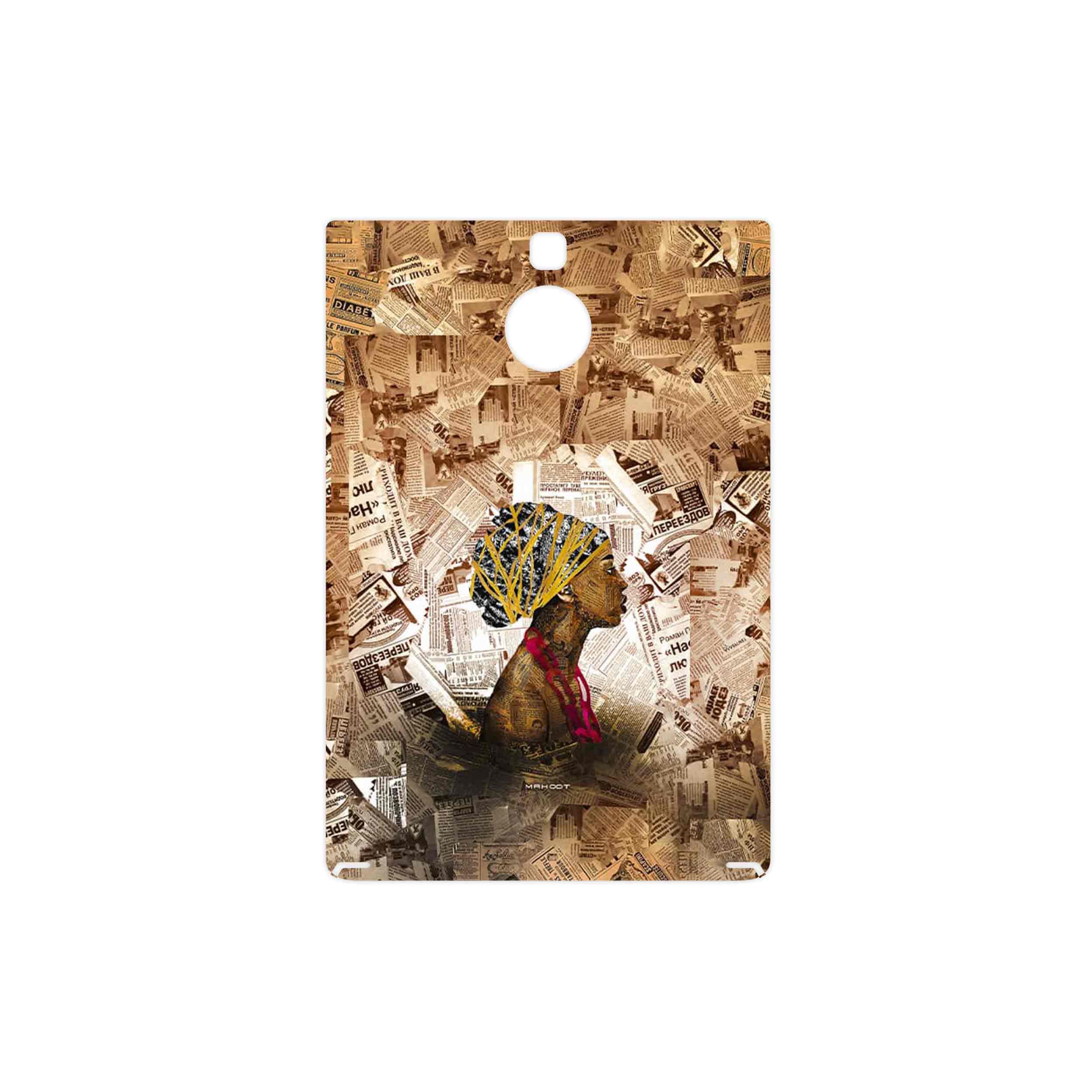 برچسب پوششی ماهوت مدل Collage of African Women مناسب برای گوشی موبایل بلک بری Passport Silver Edition