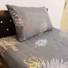 سرویس ملحفه مدل کشدار خزان کد 120 یک نفره 2 تکه