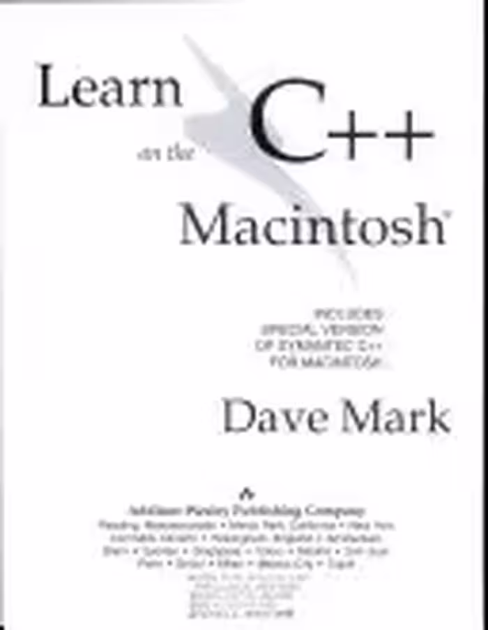 خرید و دانلود نسخه کامل کتاب Learn C   on the Macintosh: Includes Special Version of Symantec's C   for Macintosh