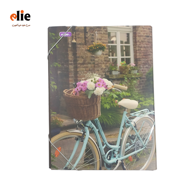 کلاسور کشدار کلیپس طرح دوچرخه