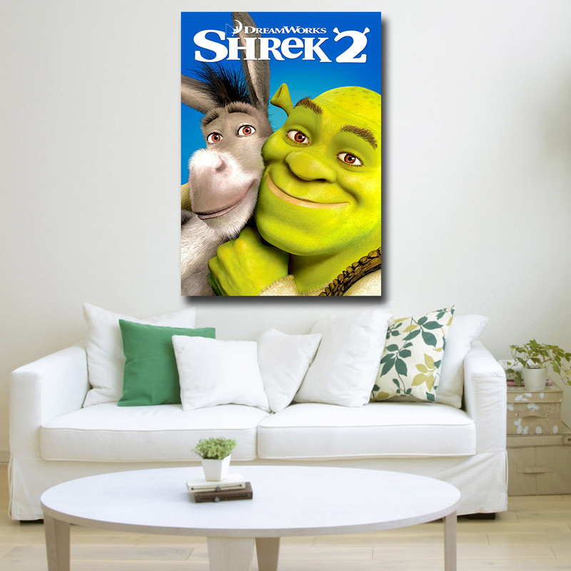 تابلو شاسی کودک مدل شرک کد 8 | دنیای قاب