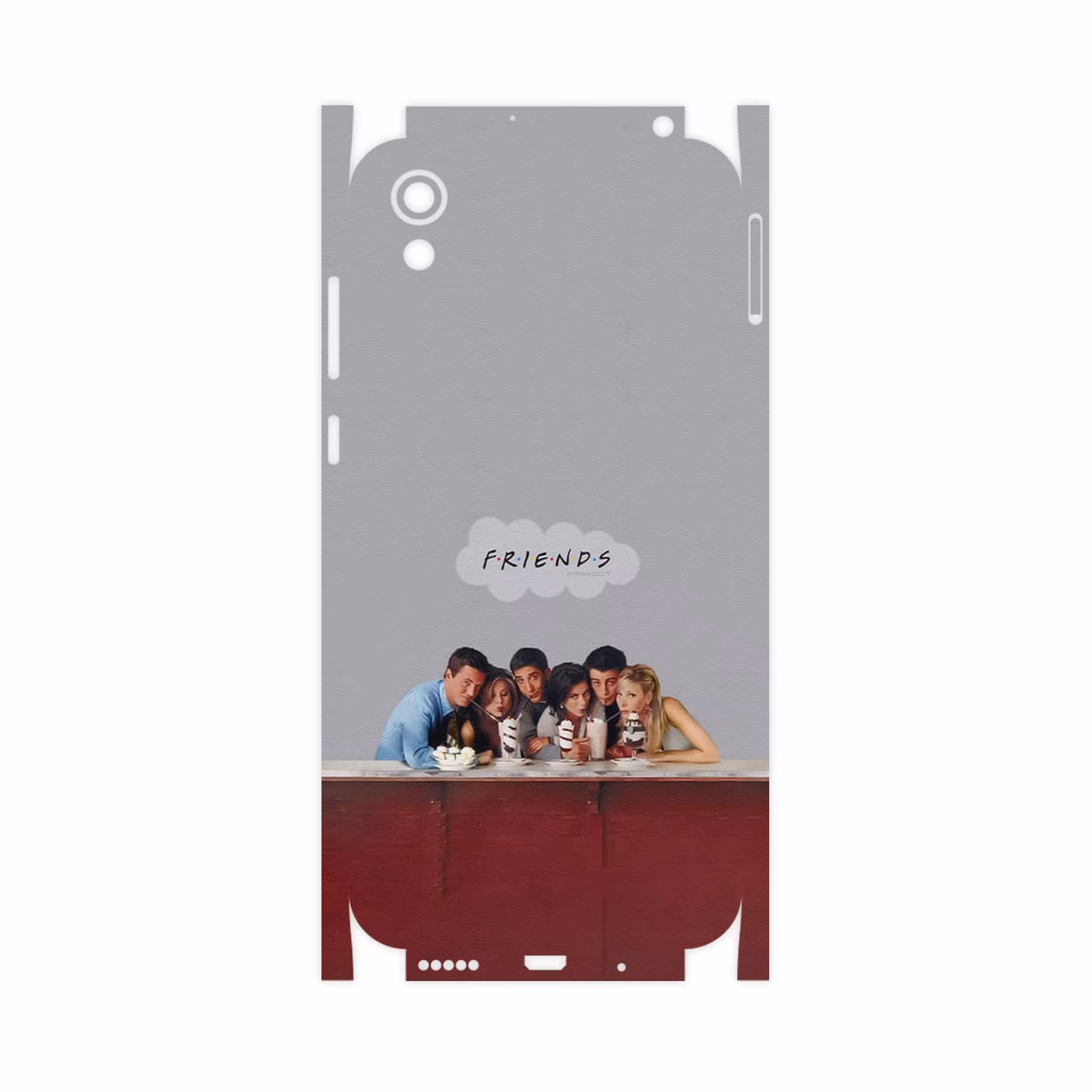 برچسب پوششی ماهوت مدل Friends 1-FullSkin مناسب برای گوشی موبایل آنر 8S