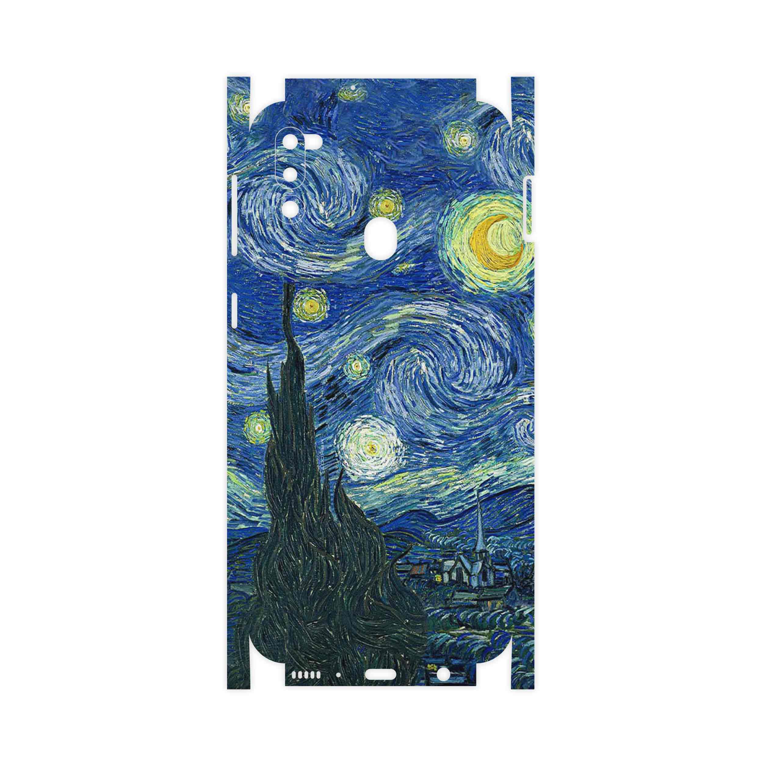 برچسب پوششی ماهوت مدل The Starry Night of van Gogh-FullSkin مناسب برای گوشی موبایل سامسونگ Galaxy M21 (2021) Edition