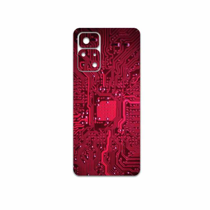 برچسب پوششی ماهوت مدل Red-Printed-Circuit-Board مناسب برای گوشی موبایل شیائومی Poco M4 Pro 5G