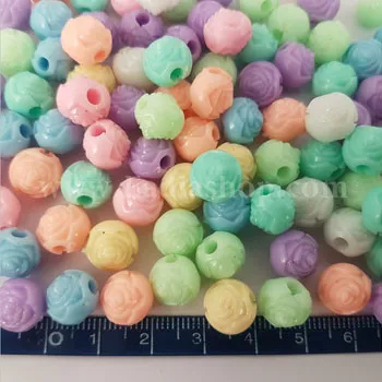 مهره دوختنی طرح گل رز