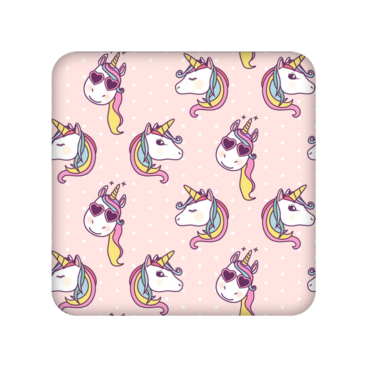 زیر لیوانی مدل یونیکورن کد 1980