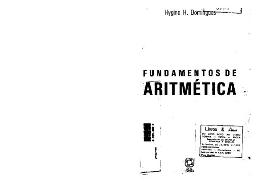 خرید و دانلود نسخه کامل کتاب Fundamentos de Aritmética