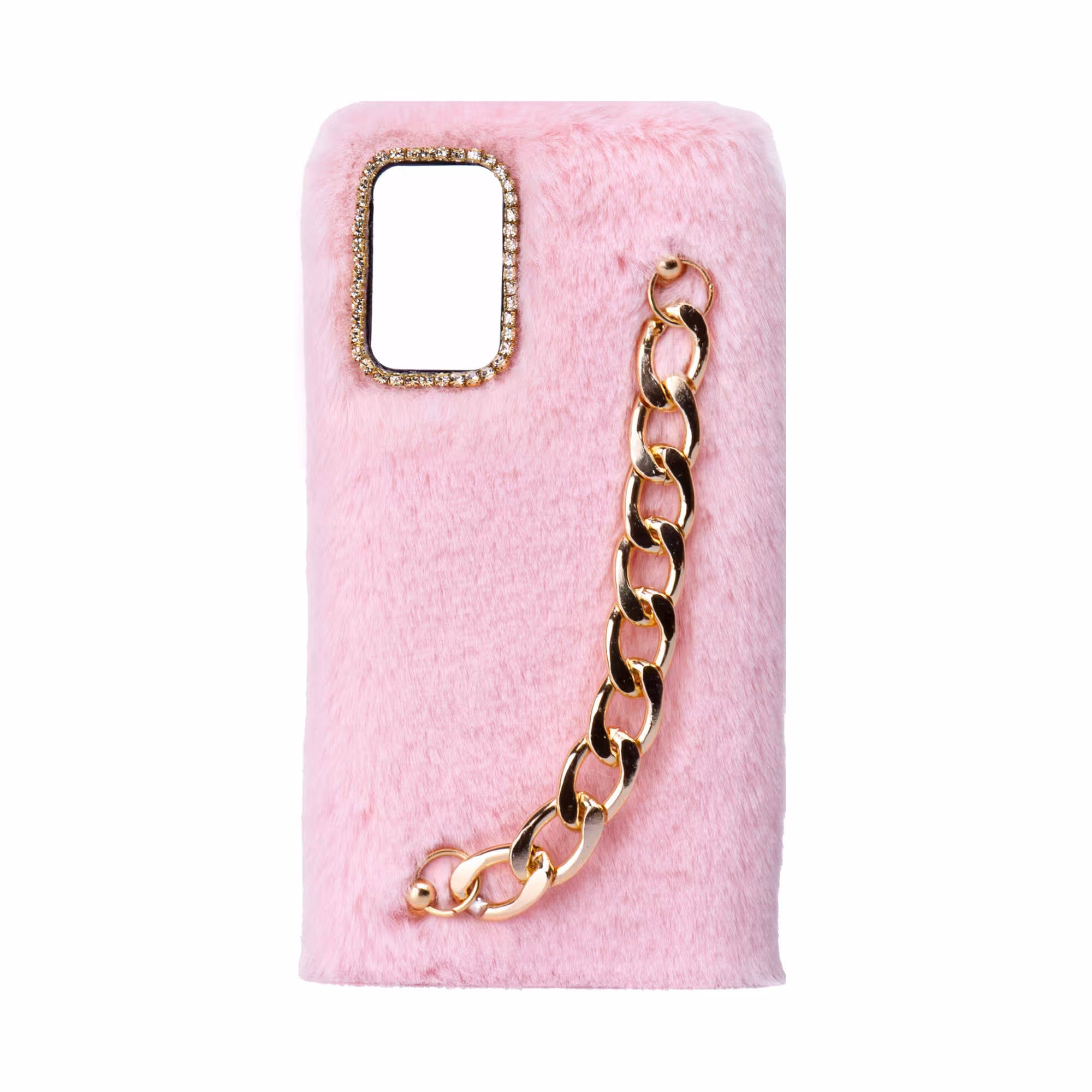 کاور طرح دخترانه دستبندی مدل خزدار پشمالو زنجیردار مناسب برای گوشی سامسونگ Galaxy M52