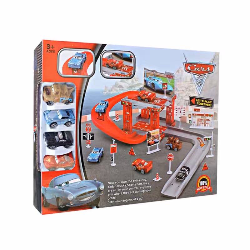 کیت ماشین بازی طرح پارکینگ مدل مک کویین کد CY180 | چاوه