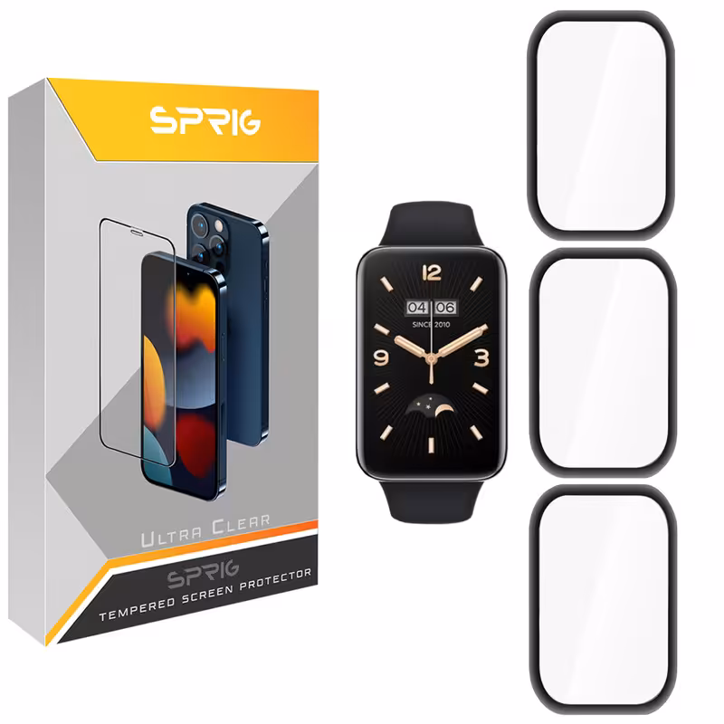 محافظ صفحه نمایش نانو اسپریگ مدل SPG مناسب برای ساعت هوشمند شیائومی Mi Band 7 Pro بسته سه عددی | کالا برتری