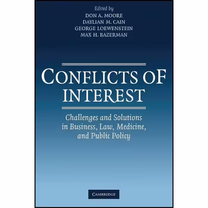 کتاب زبان اصلی Conflicts of Interest اثر جمعی از نویسندگان