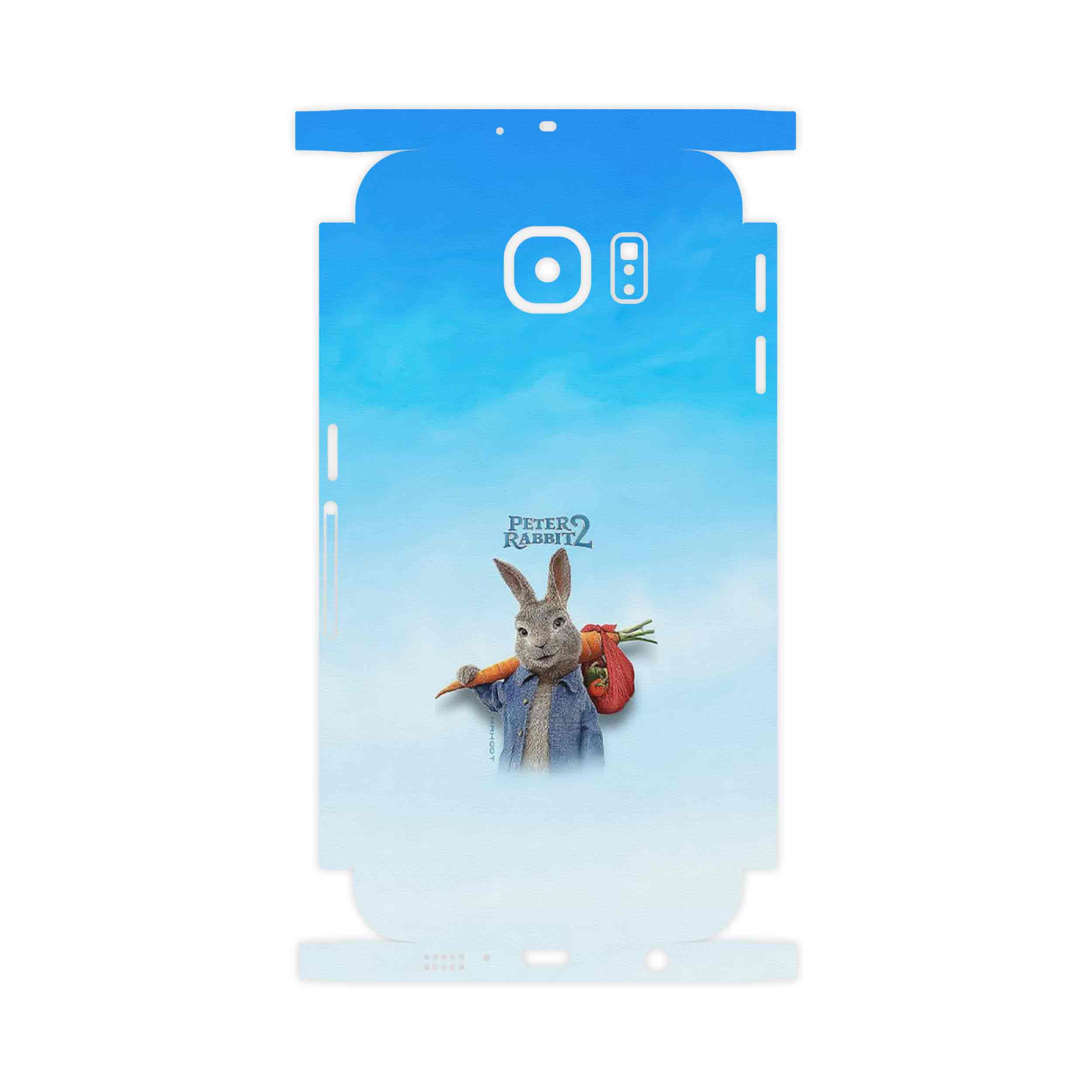 برچسب پوششی ماهوت مدل Peter Rabbit-FullSkin مناسب برای گوشی موبایل سامسونگ Galaxy S6 Edge