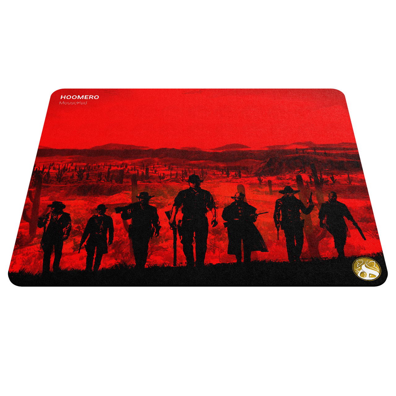 ماوس پد هومرو مدل A2795 طرح بازی Red Dead Online