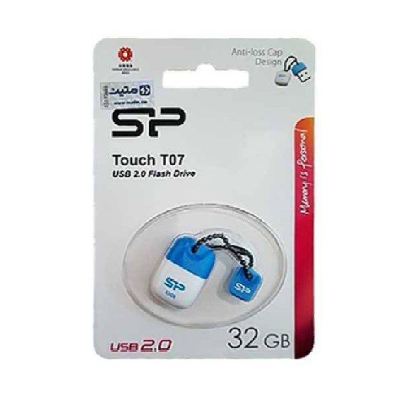 فلش مموری سیلیکون پاور 32 گیگابایت مدل تاچ تی 07 (Touch T07)